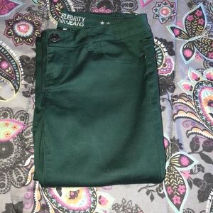 Dark Green Jeans